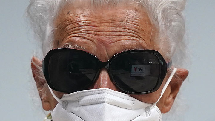 A sus 97 años, exsecretaria de campo nazi fue condenada a prisión./Foto: AFP