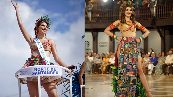 Norte de Santander quedó de primera princesa en el Concurso Nacional de Belleza./Foto: cortesía