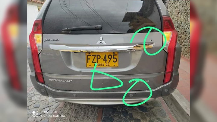 Atentaron contra un líder comunal en la vía El Carmen - Ocaña./Foto: cortesía