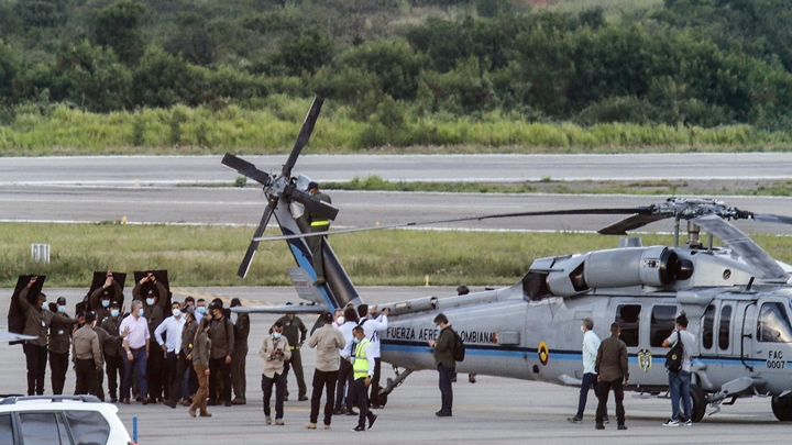 Por primera vez en la historia, casi derriban el helicóptero presidencial.