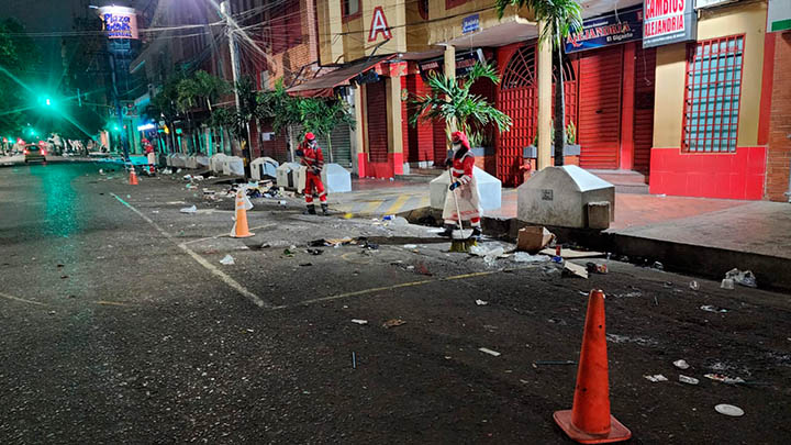 Año Nuevo en Cúcuta dejó 37 toneladas de basura