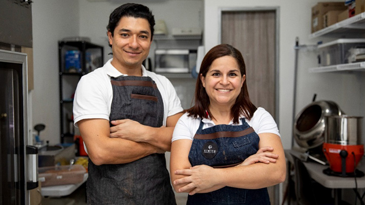 Beatriz, emprendedora de Chocolates Cletto./Foto: El Colombiano