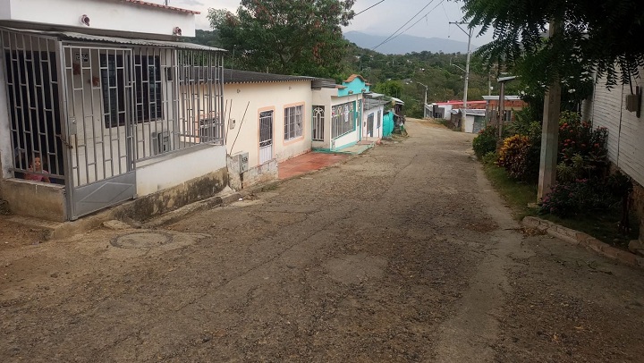 Las calles de El Paraíso.
