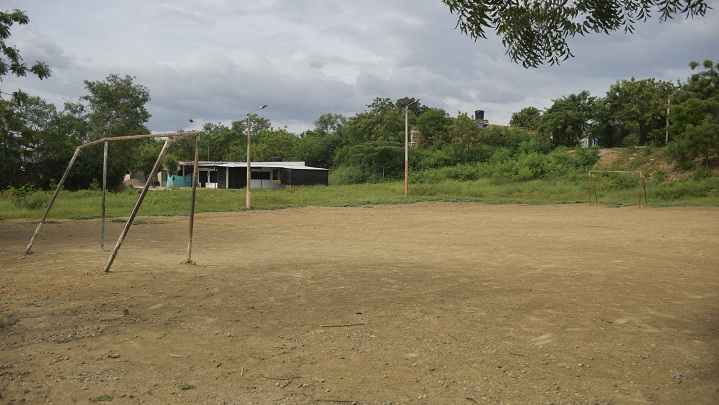 A la cancha nadie le invierte porque los terrenos no son del municipio. 