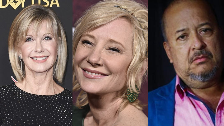 Olivia Newton, Anne Heche y Fabio Restrepo./Foto: cortesía