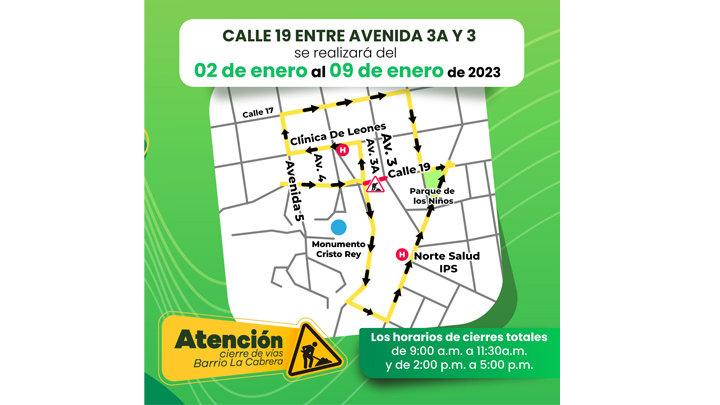 Cierre vías La Cabrera.