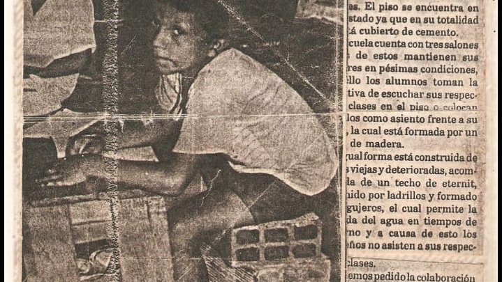 Así era estudiar en Toledo Plata. FOTO: INTERNET.