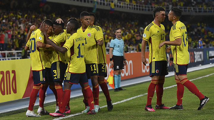 La anfitriona Colombia iguala 1-1 con Paraguay en el Sudamericano Sub-20./Foto: AFP