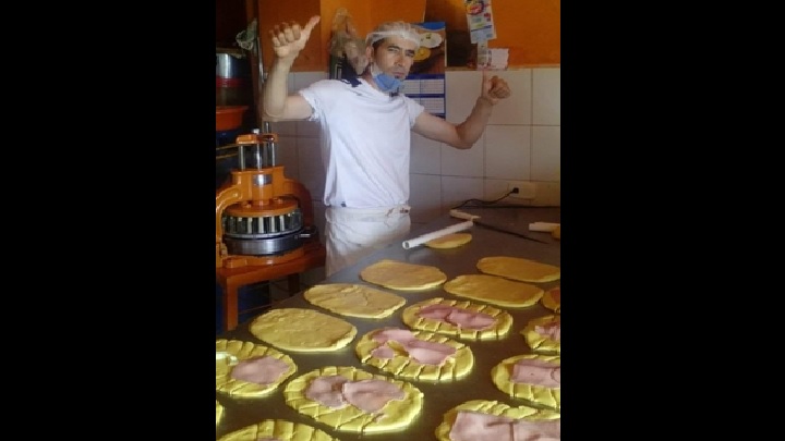 Jesús Quintero, el panadero de Convención.