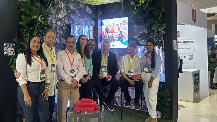 Hubo una exposición de empresas. Aquí, Carbomax./Foto Cortesía