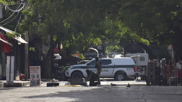 Una granada fue desactivada de manera controlada