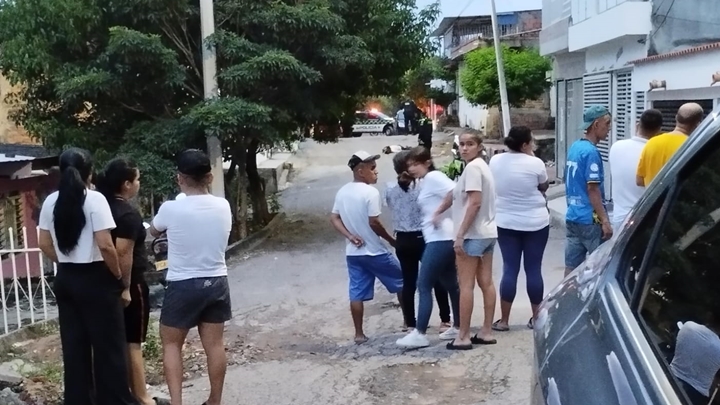 El hecho provocó momentos de pánico entre los habitantes del barrio Cúcuta 75.