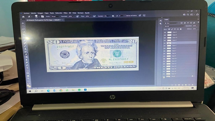 Tenían un sistema avanzado de falsificación