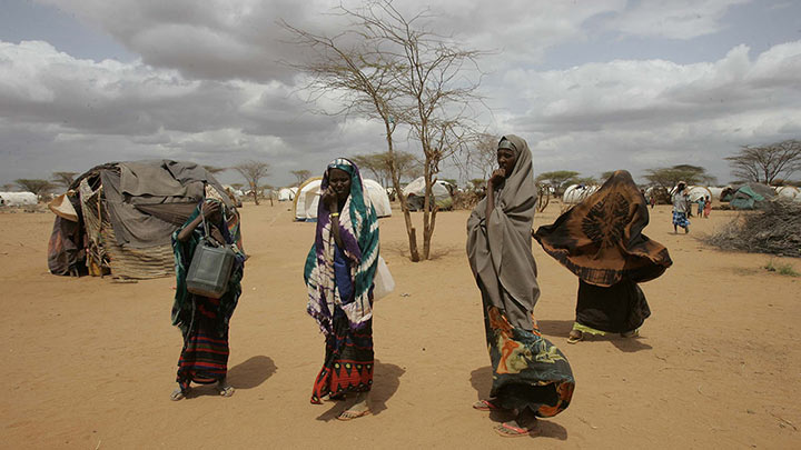 La alimentación bajo amenaza por los desastres climáticos./Foto: Acnur