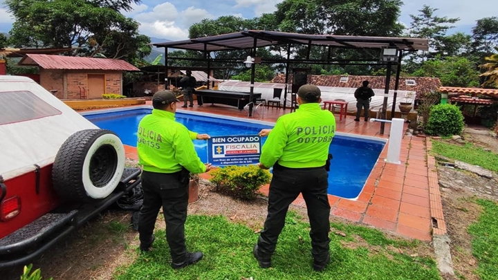 Esta lujosa finca que pertenecería al contratista Carlos Salcedo.