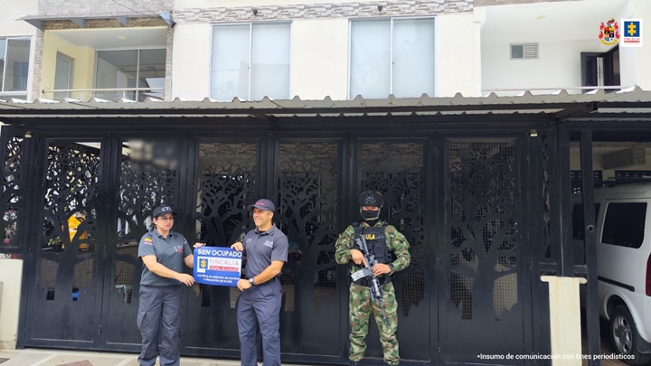 Extinción de dominio a bienes del mayor Montoya