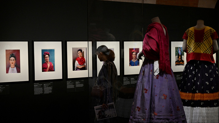 Exposición de Frida. /AFP