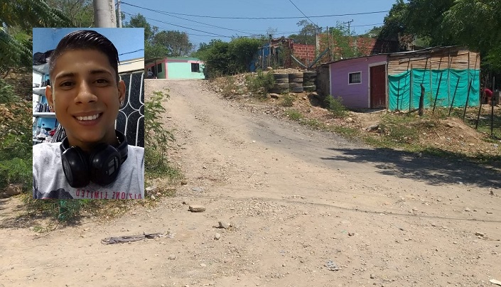 Óscar León fue asesinado en el barrio Palmeras.