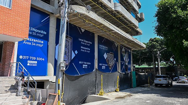 En La Riviera se construye un hotel cinco estrellas de la cadena Faranda Hotels & Resorts./ Foto Jorge Iván Gutiérrez-La Opinión