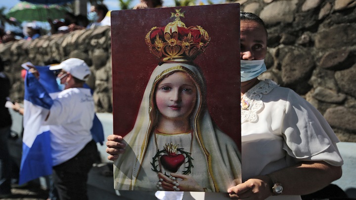 Ortega, en el aislamiento por el poder choca con la Iglesia./Foto: AFP