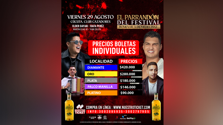 Las boletas ya están disponibles y la expectativa crece cada día. 