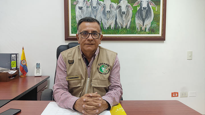 José Tarcisio Celis, presidente de Coganor./Foto Leonardo Favio Oliveros La Opinión