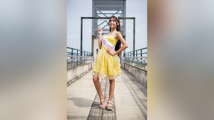 La joven también recibió el reconocimiento a Mejor Traje de Elegancia.