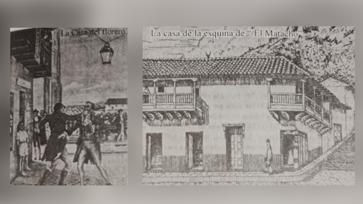 Ilustración 'La Esquina del matacho'. 