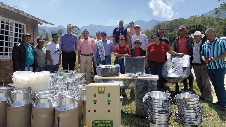 Apoyo en los diferentes centros de acopio del departamento (Honda sur, Herrán)