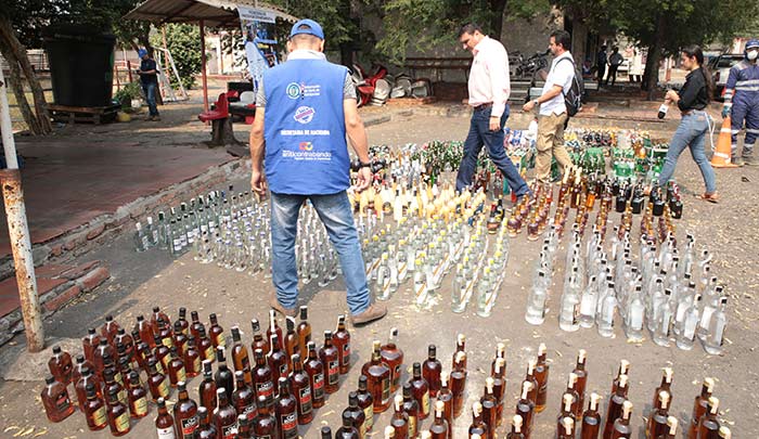 Contrabando de licor.