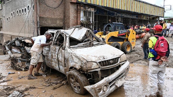 Lluvias en Venezuela./AFP. 