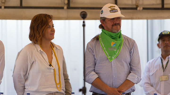 Ministra de Agricultura y Desarrollo Rural, Jheniger Mojica