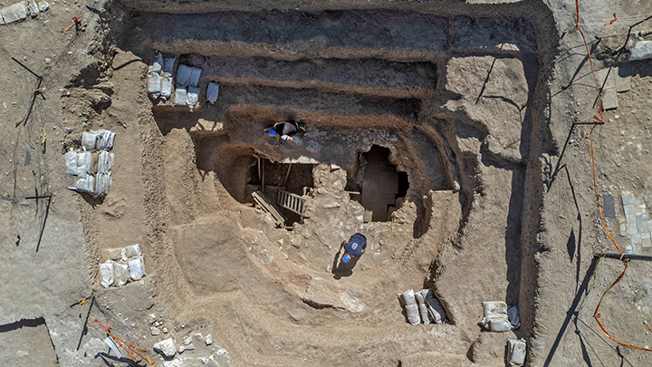 Hallada mansión de lujo de 1.200 años en el desierto./Foto: AFP