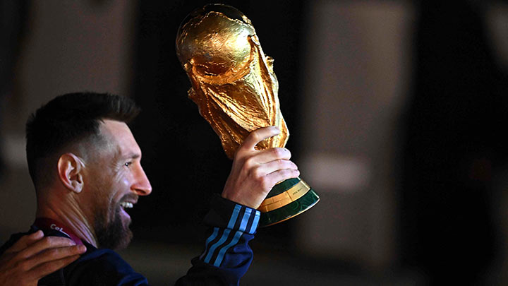 Messi se prepara para reaparecer con el PSG tras su título mundial./Foto: AFP