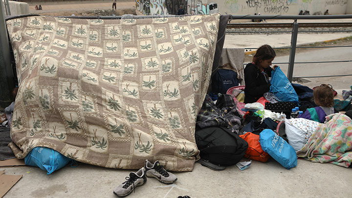 Miles de migrantes venezolanos permanecen varados en México./Foto: AFP