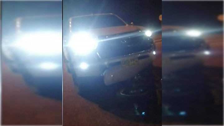 Accidente de tránsito.