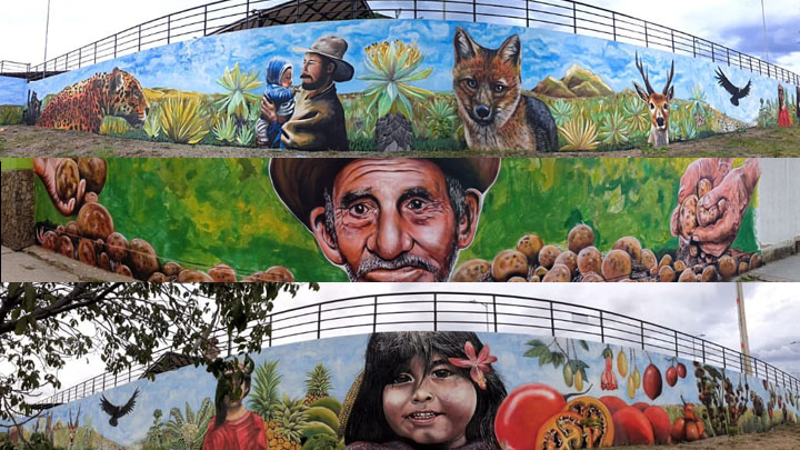 Muralismo colectivo 'Esquema' 