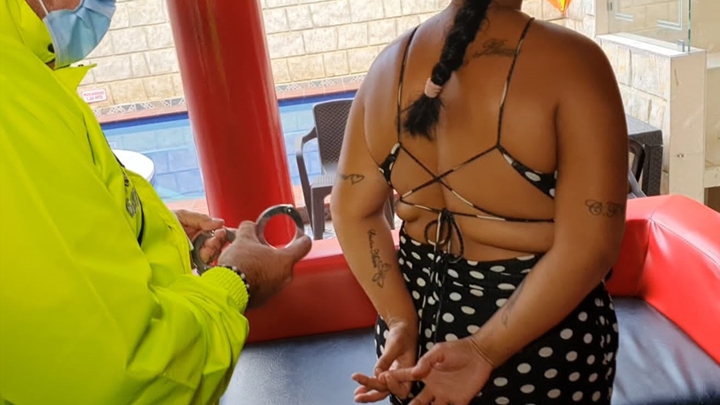 Las autoridades sorprendieron a 'La Yiya' en Boconó.