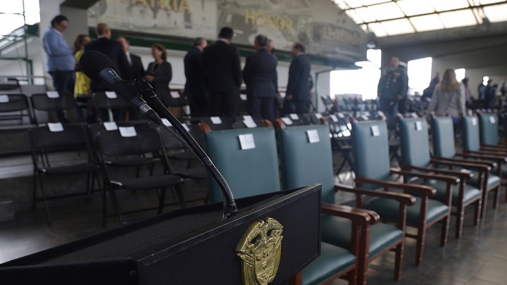 Presidente Petro no llegó al reconocimiento de la nueva Cúpula Militar./Foto: Colprensa