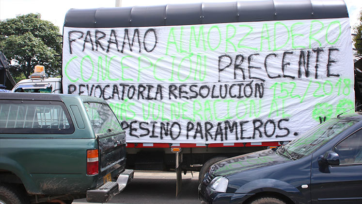 Los gremios esperan que el paro de los campesinos se levante pronto./ Foto Carlos Ramírez-La Opinión