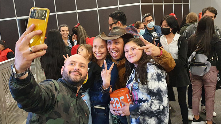 El elenco está conformado por Carlos Hurtado, Diego Camargo, Walter Luengas. El filme contará la historia de Armando, buscando el ‘sueño americano’./Foto: cortesía