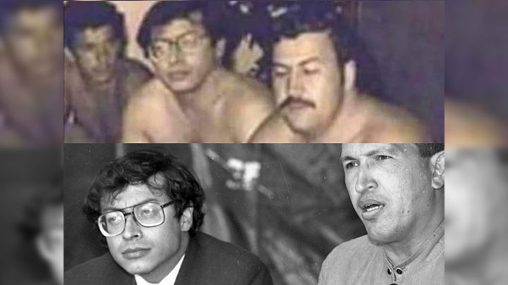 Foto de Petro junto a Pablo Escobar es un montaje./Foto: internet