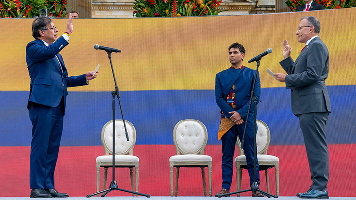 Petro se posesionó como nuevo presidente./Foto: archivo