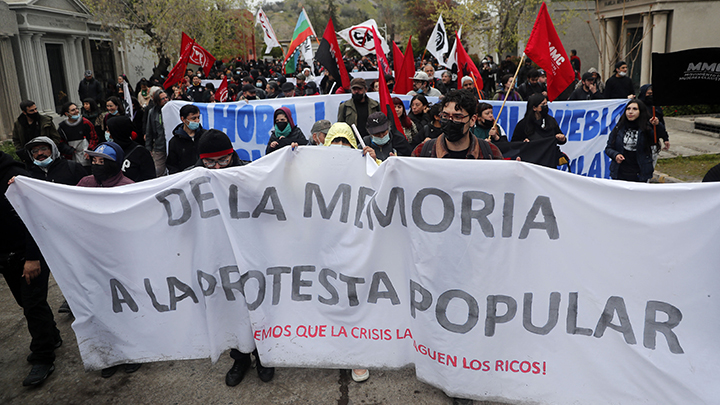 Disturbios en 49 aniversario del golpe de Estado de Pinochet./Foto: AFP