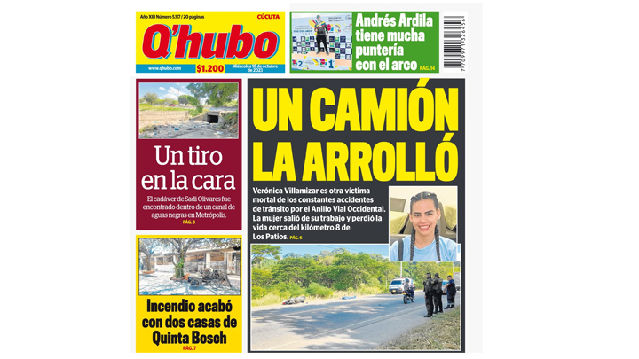 Portada 18 de octubre. 