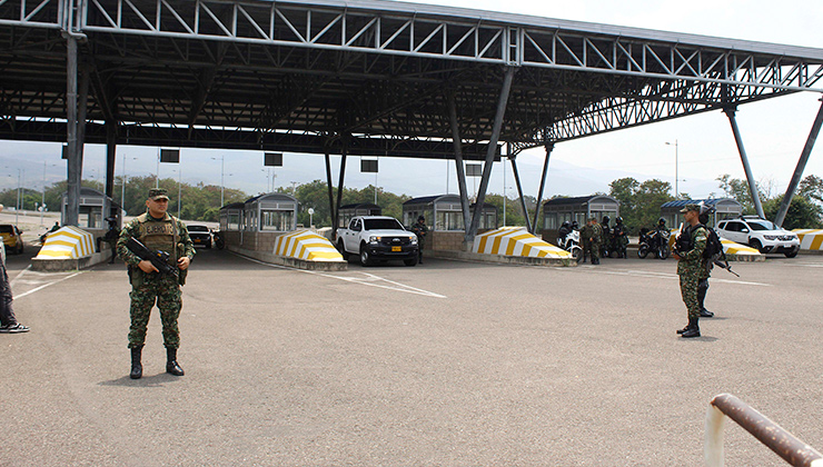 Venezuela cerró el puente internacional Atanasio Girardot desde el miércoles en la tarde, por los preparativos del encuentro binacional./ Foto Stefany Peñaloza-La Opinión