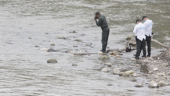 El cuerpo fue sacado del río Pamplonita.