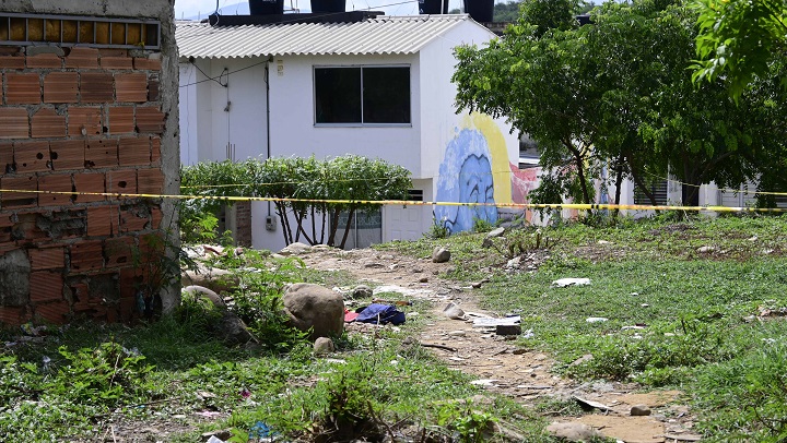 Este fue el sitio donde asesinaron a Elkin Reyes, alias 'Canela'.
