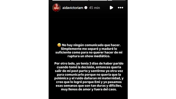 Ruptura Aída Victoria