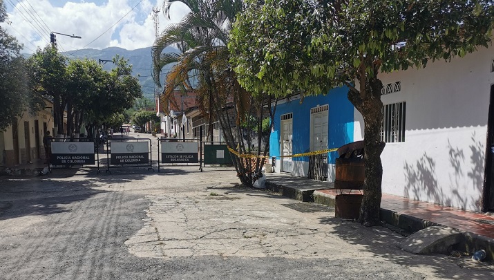 La casa donde se registró el hecho esta muy cerca a la Policía de Sardinata.